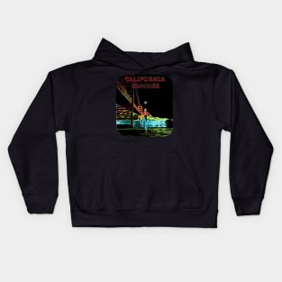 California Summer - San Francisco - Retro Kids Hoodie